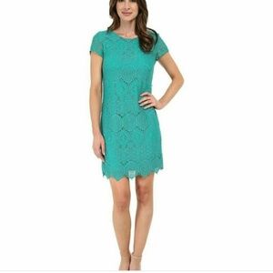 NWT - Laundry lace overlay shift dress
